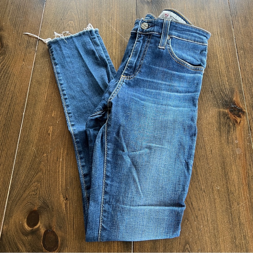 Adriano Goldschmied “The Farrah Skinny Ankle” high-rise skinny ankle Jeans